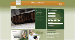 Desktop Screenshot of namesinstone.com