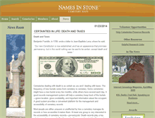 Tablet Screenshot of news.namesinstone.com